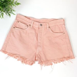 Levi's | 501 Denim Cutoffs Button Fly High waist